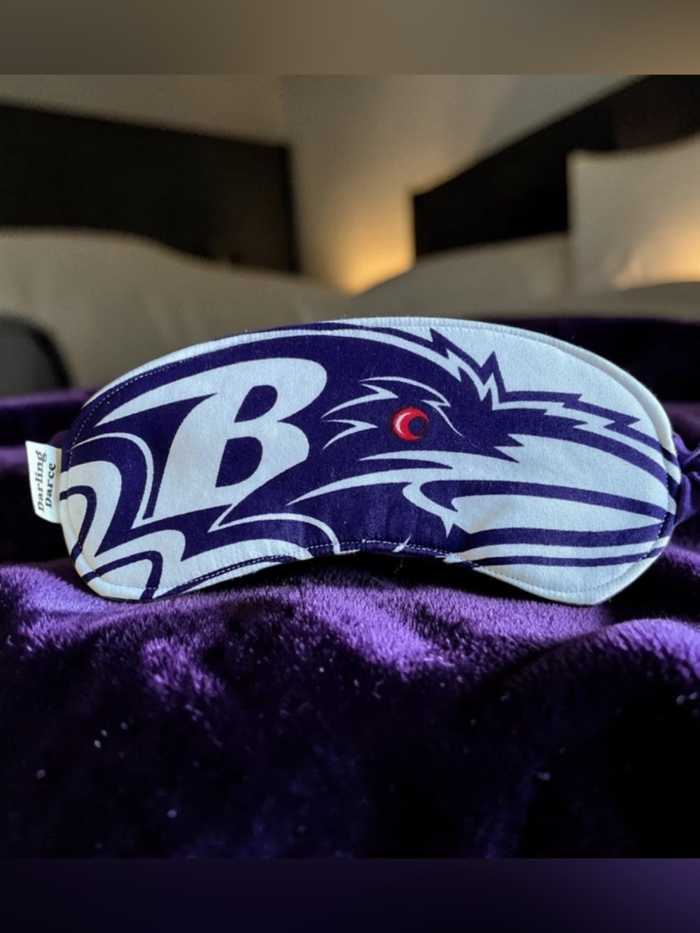 Baltimore Ravens Theme Sleep Mask for Kids